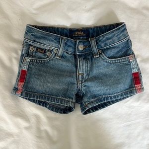 Perfect condition toddler Polo Ralph Lauren jean shorts